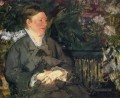 Madame Manet im Wintergarten Eduard Manet